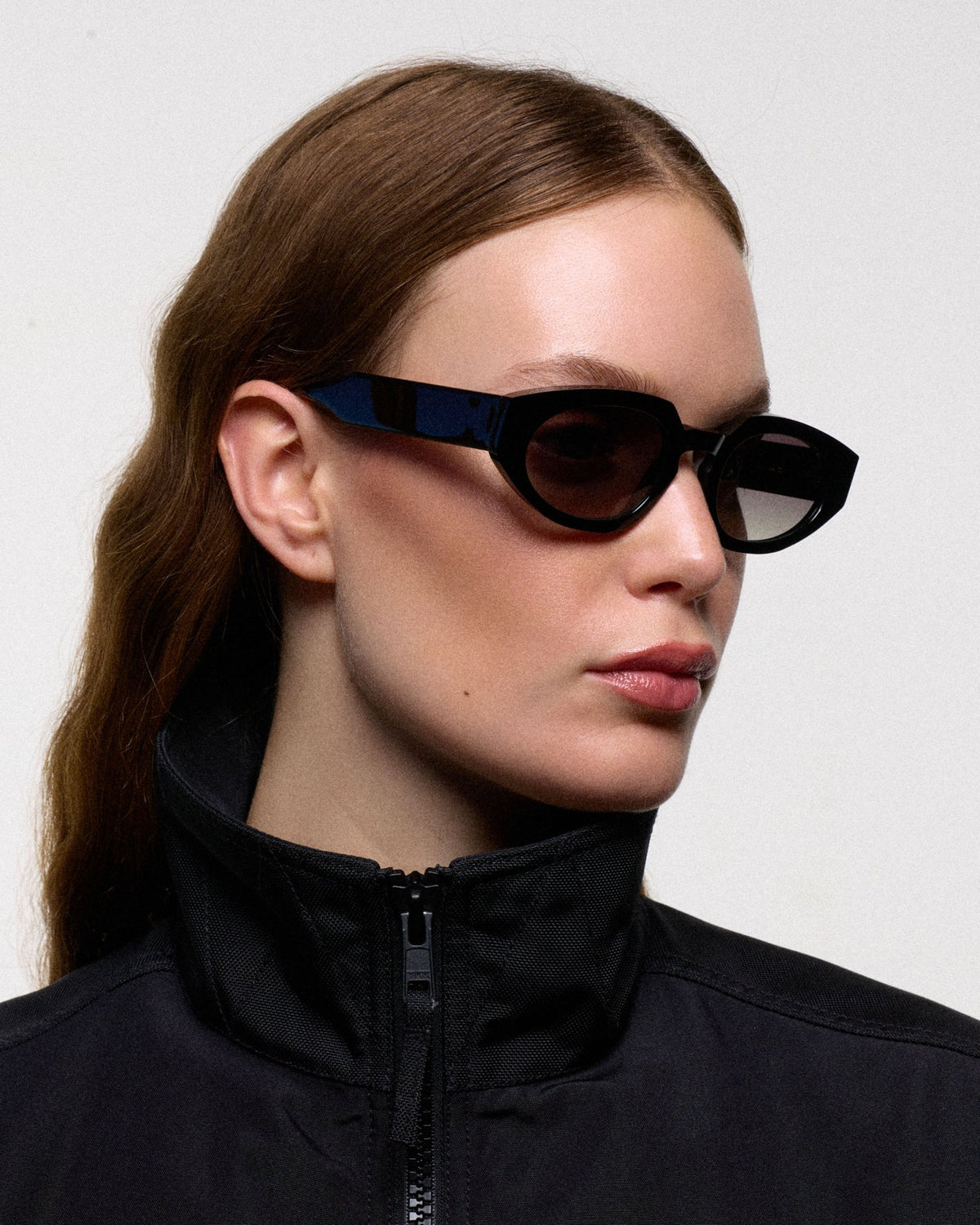Akira / Black Acetate & Grey Gradient Lens - Shade Files