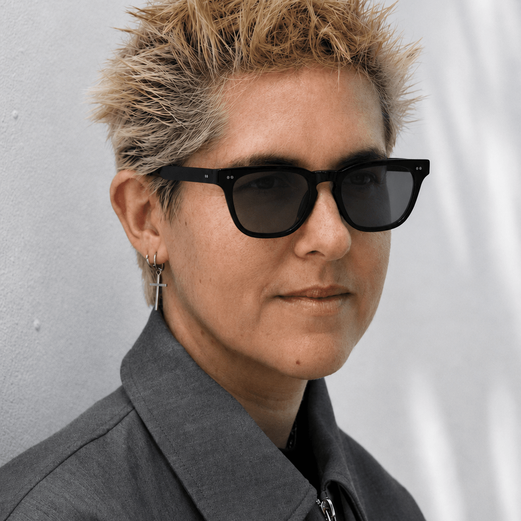 Amal / Black Acetate & Polarised Grey Lens - Shade Files