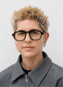 Ana Optical / Black Acetate & Clear Lens - Shade Files