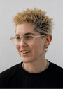 Ana Optical / Blonde Crystal Acetate & Clear Lens - Shade Files