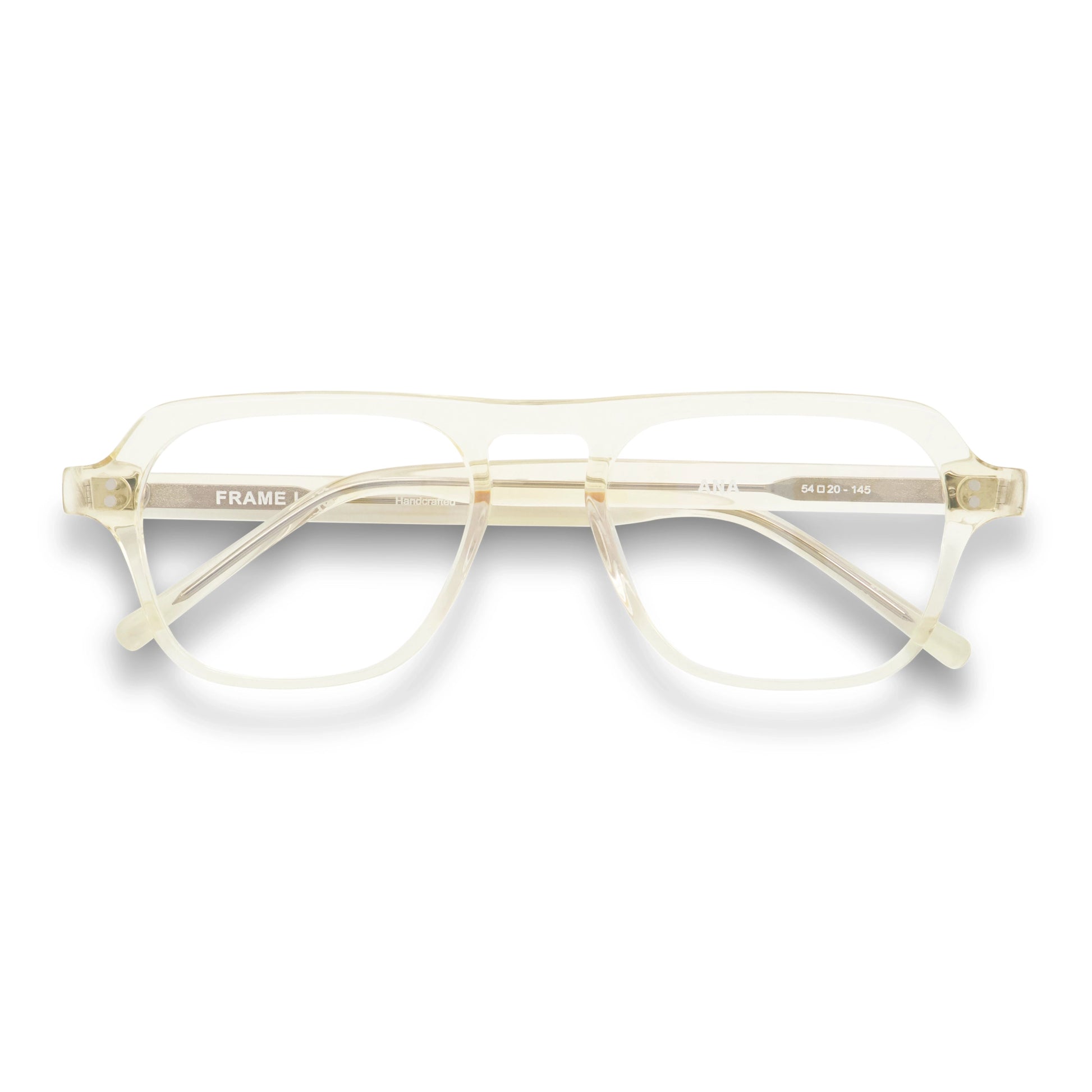 Ana Optical / Blonde Crystal Acetate & Prescription Lens - Shade Files
