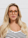 Ana Optical / Caramel Acetate & Clear Lens - Shade Files