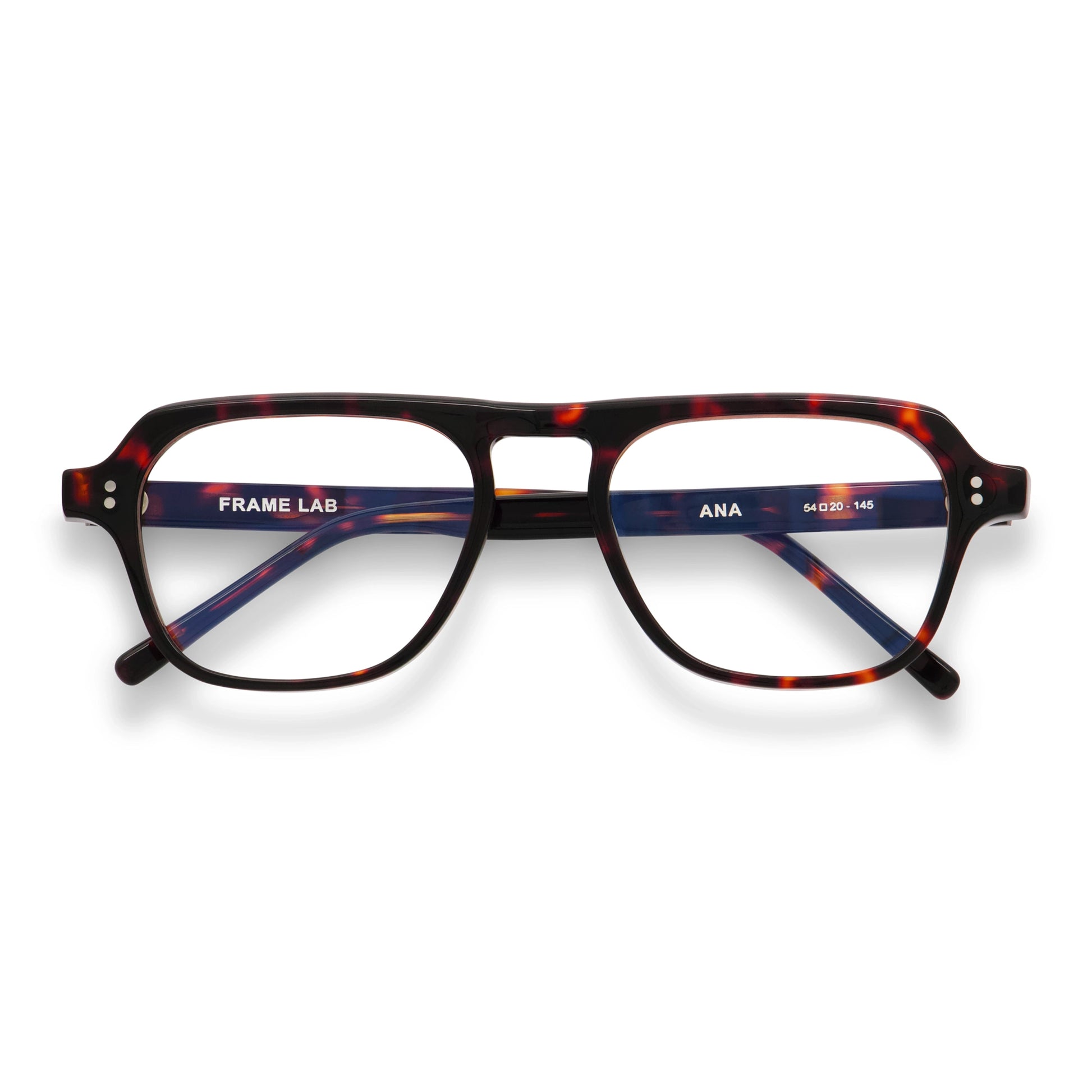 Ana Optical / Dark Tortoise Acetate & Prescription Lens - Shade Files