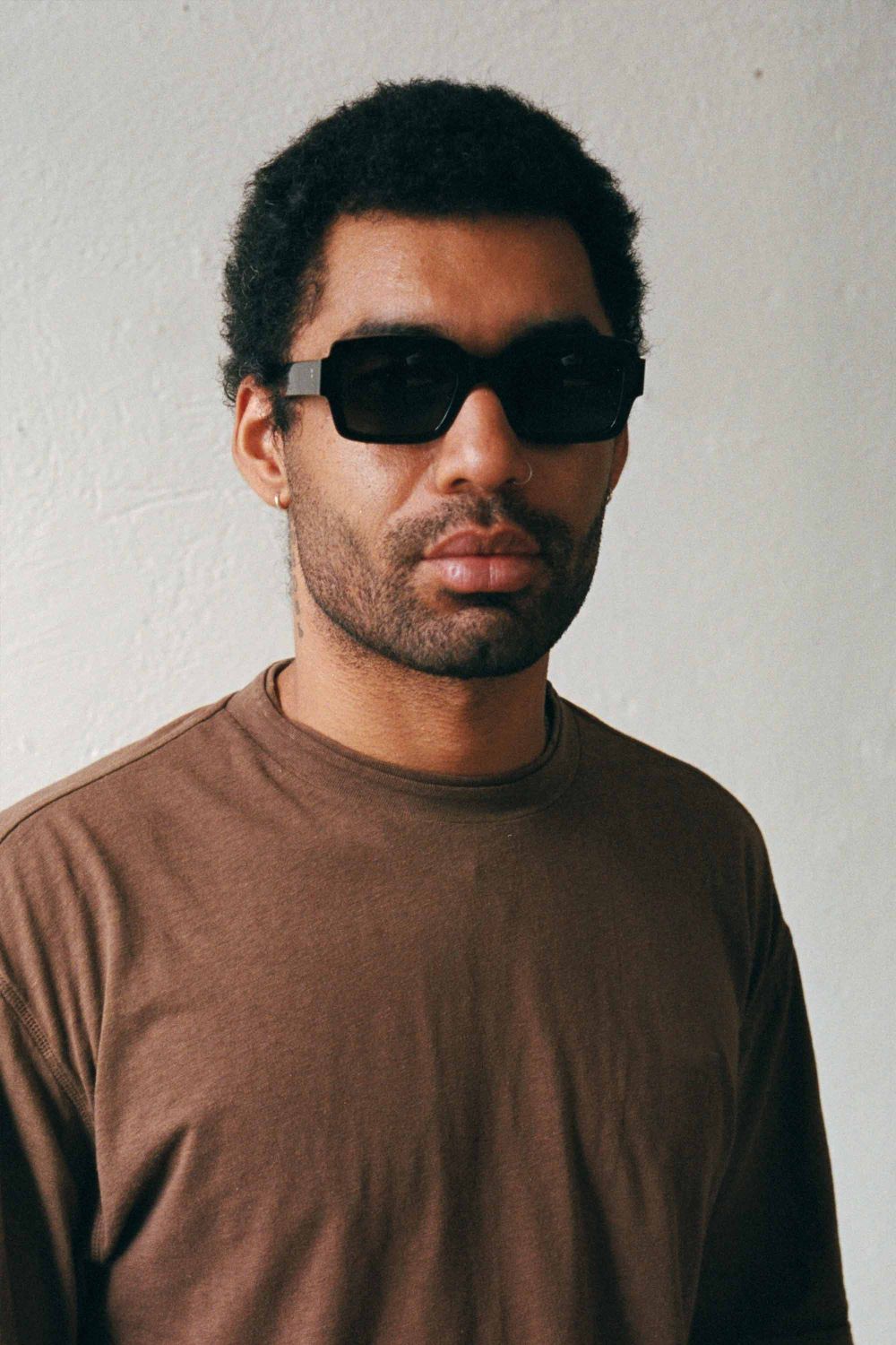 Apollo / Black Acetate & Green Solid Lens - Shade Files