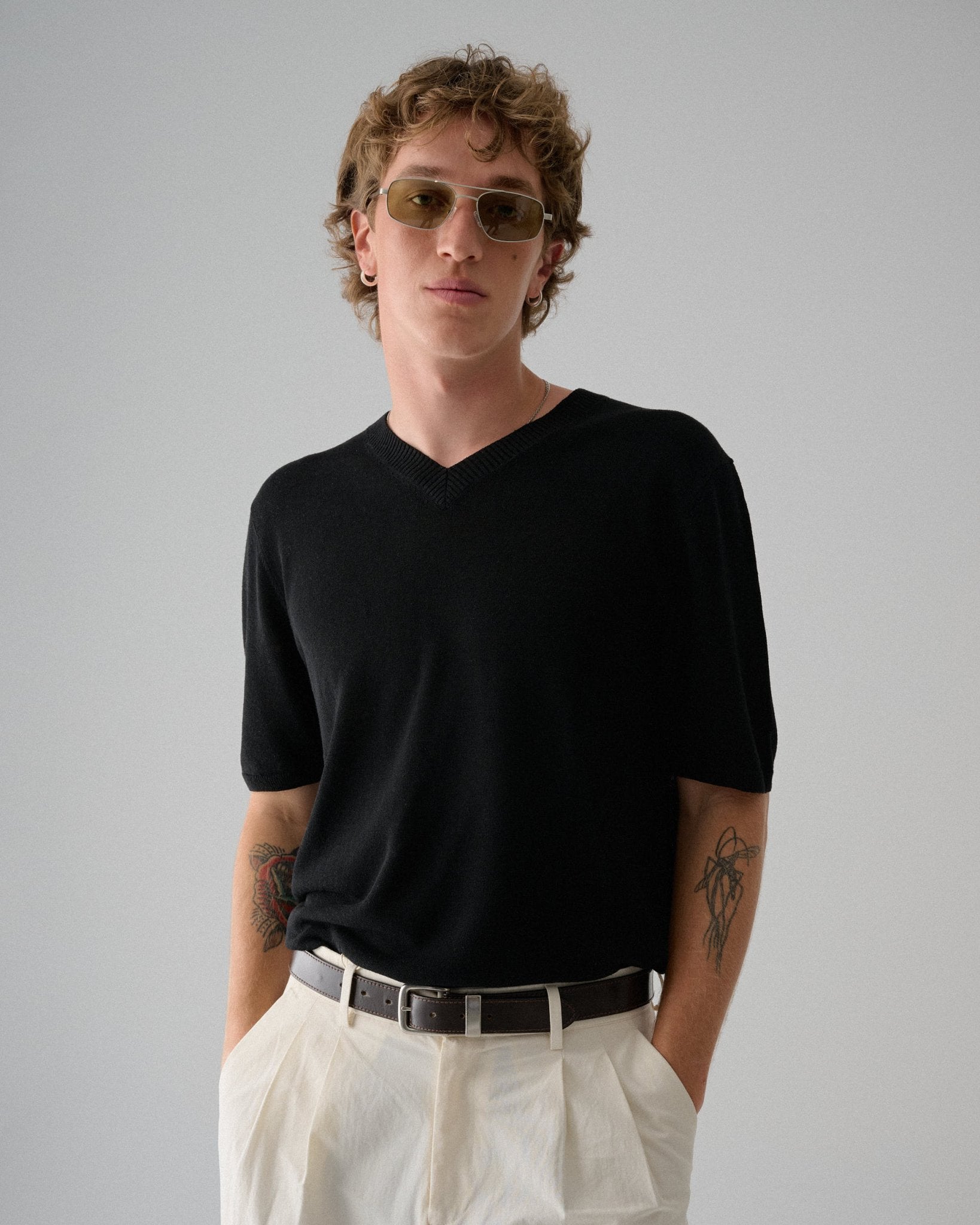 Astley / Matte Silver & Caper Lens - Shade Files