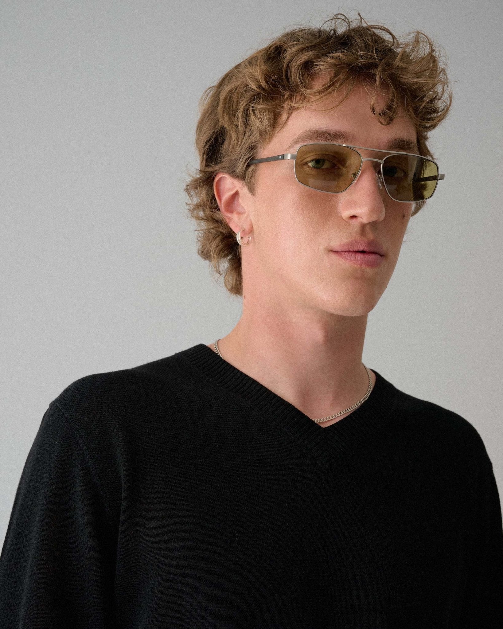 Astley / Matte Silver & Caper Lens - Shade Files