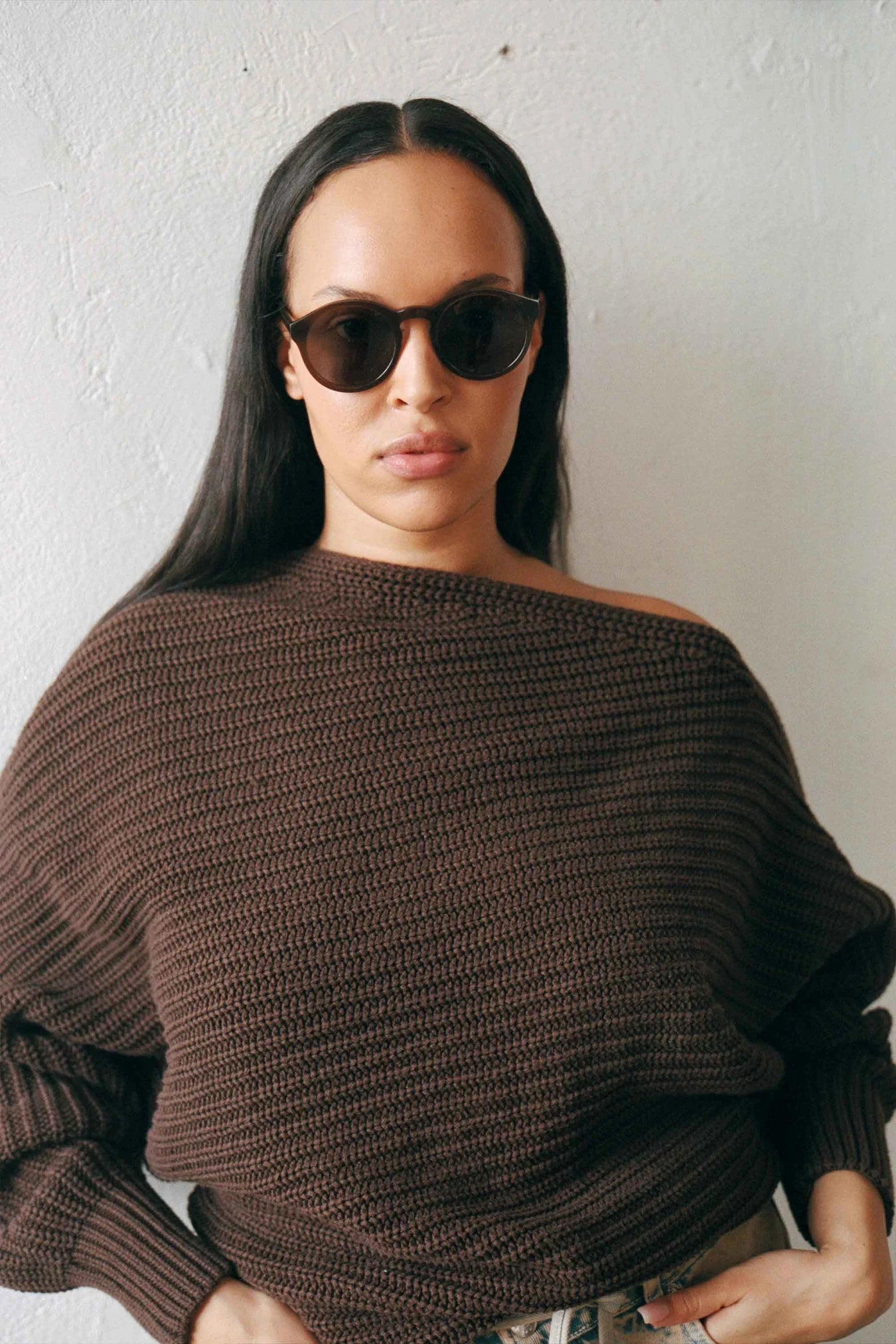 Barstow / Chocolate Acetate & Grey Solid Lens - Shade Files