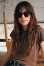 Barstow / Chocolate Acetate & Grey Solid Lens - Shade Files
