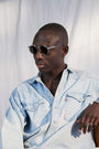 Barstow / Crystal Acetate & Grey Solid Lens - Shade Files