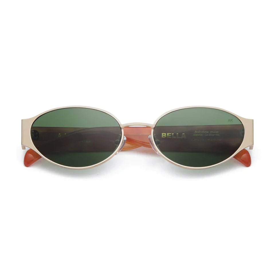 Bella / Gold Burnt Amber & Green Lens - Shade Files