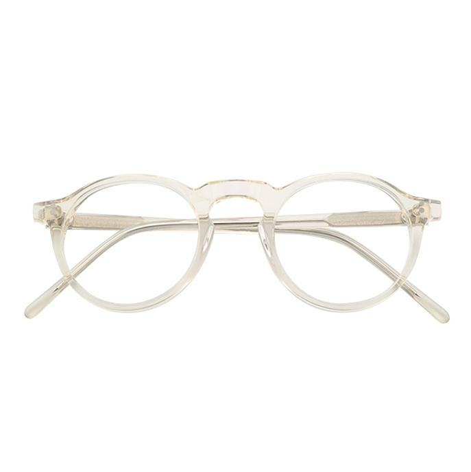 Ben Optical / Blonde Crystal Acetate & Prescription Lens - Shade Files