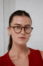 Ben Optical / Brown Tortoise Acetate & Clear Lens - Shade Files