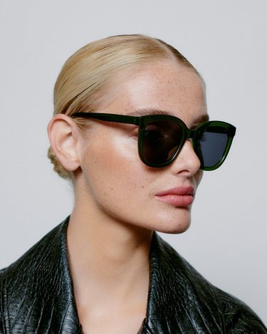 Billy / Dark Green Transparent & Grey Lens - Shade Files