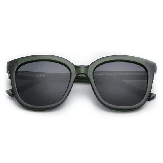 Billy / Dark Green Transparent & Grey Lens - Shade Files