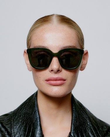 Billy / Dark Green Transparent & Grey Lens - Shade Files
