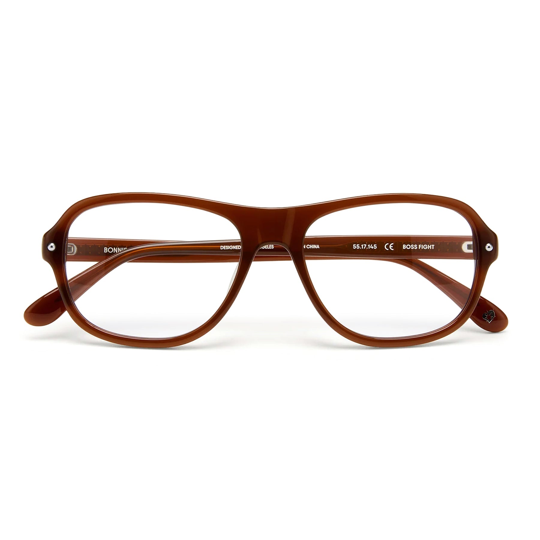 Boss Fight Optical / Dark Brown & Blue - Light Lens - Shade Files