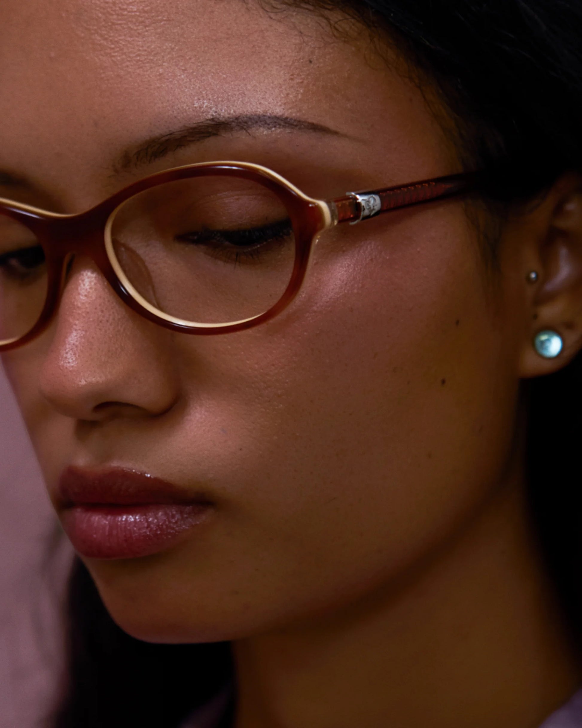 Butter Knife Optical / Red Tortoise & Blue-Light Lens