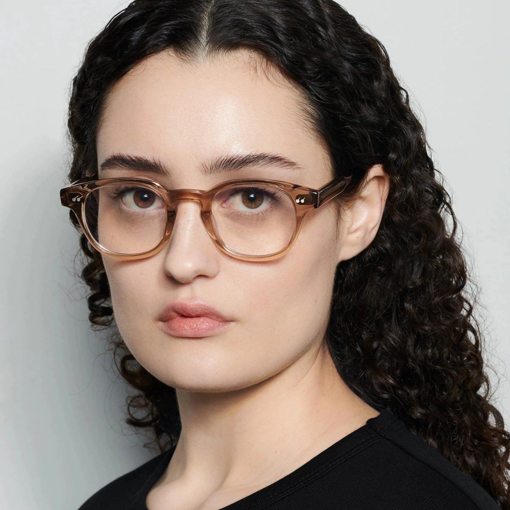 C Optical / Light Brown Acetate & Clear Lens - Shade Files