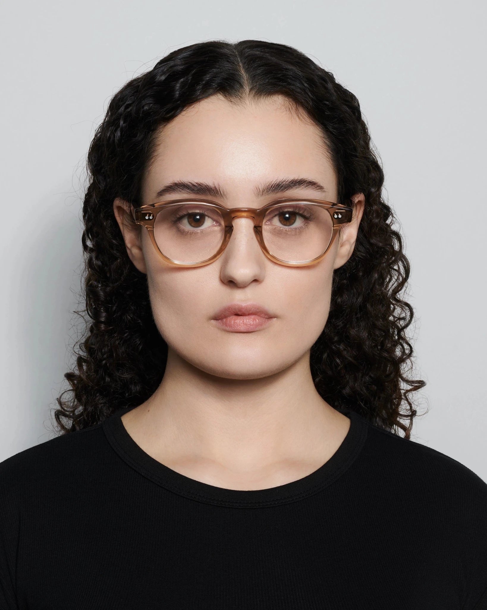 C Optical / Light Brown Acetate & Clear Lens - Shade Files