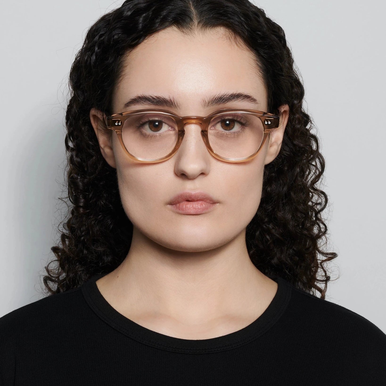 C Optical / Light Brown Acetate & Clear Lens - Shade Files