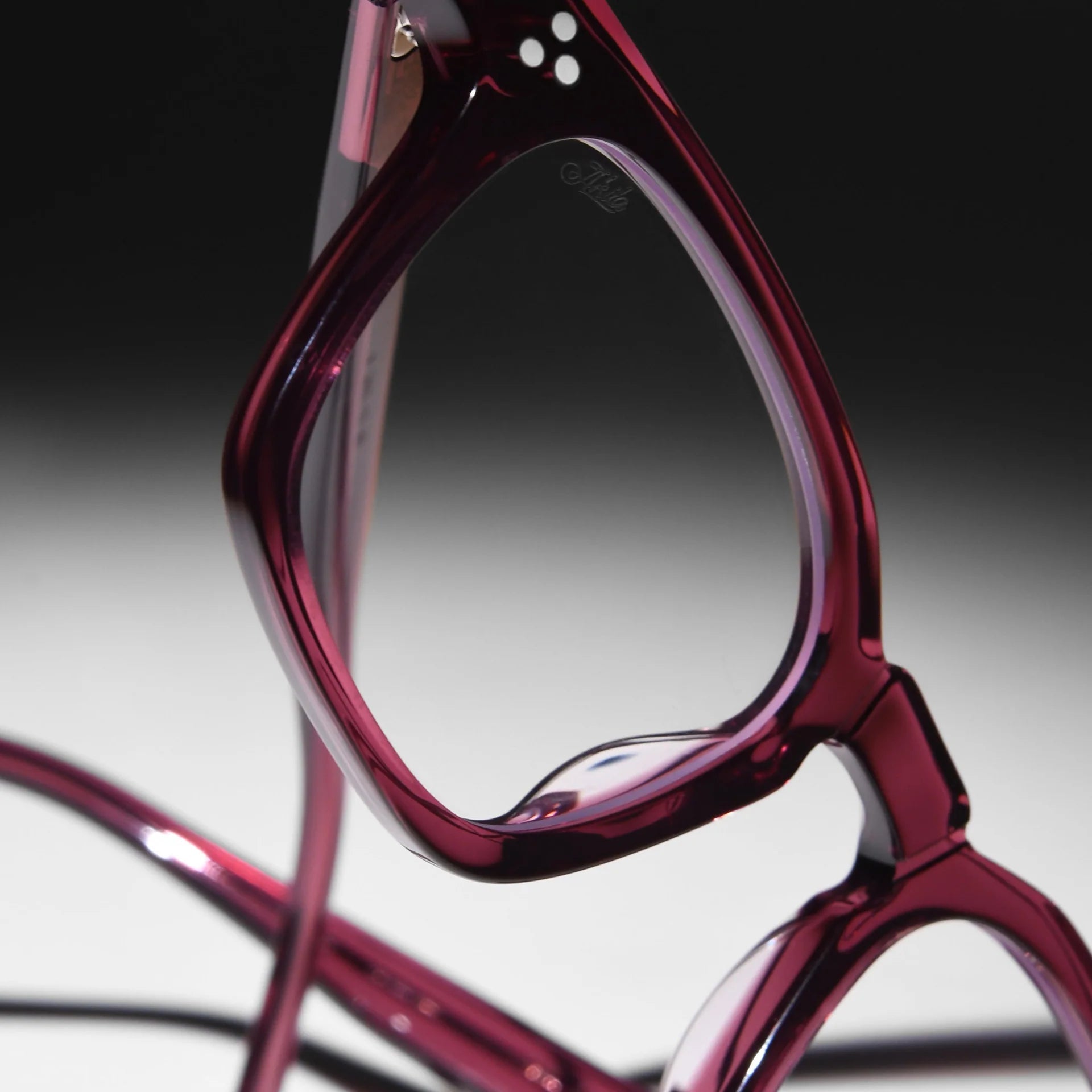 Calipso Optical / Plum Acetate & Blue - Light Lens - Shade Files