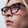 Calipso Optical / Plum Acetate & Blue - Light Lens - Shade Files