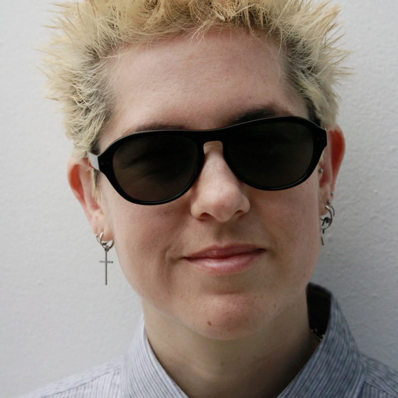 Carlos / Black Acetate & Polarised Green Lens - Shade Files