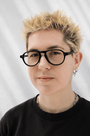 Carlos Optical / Black Acetate & Clear Lens - Shade Files