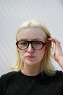 Carlos Optical / Black Acetate & Prescription Lens - Shade Files