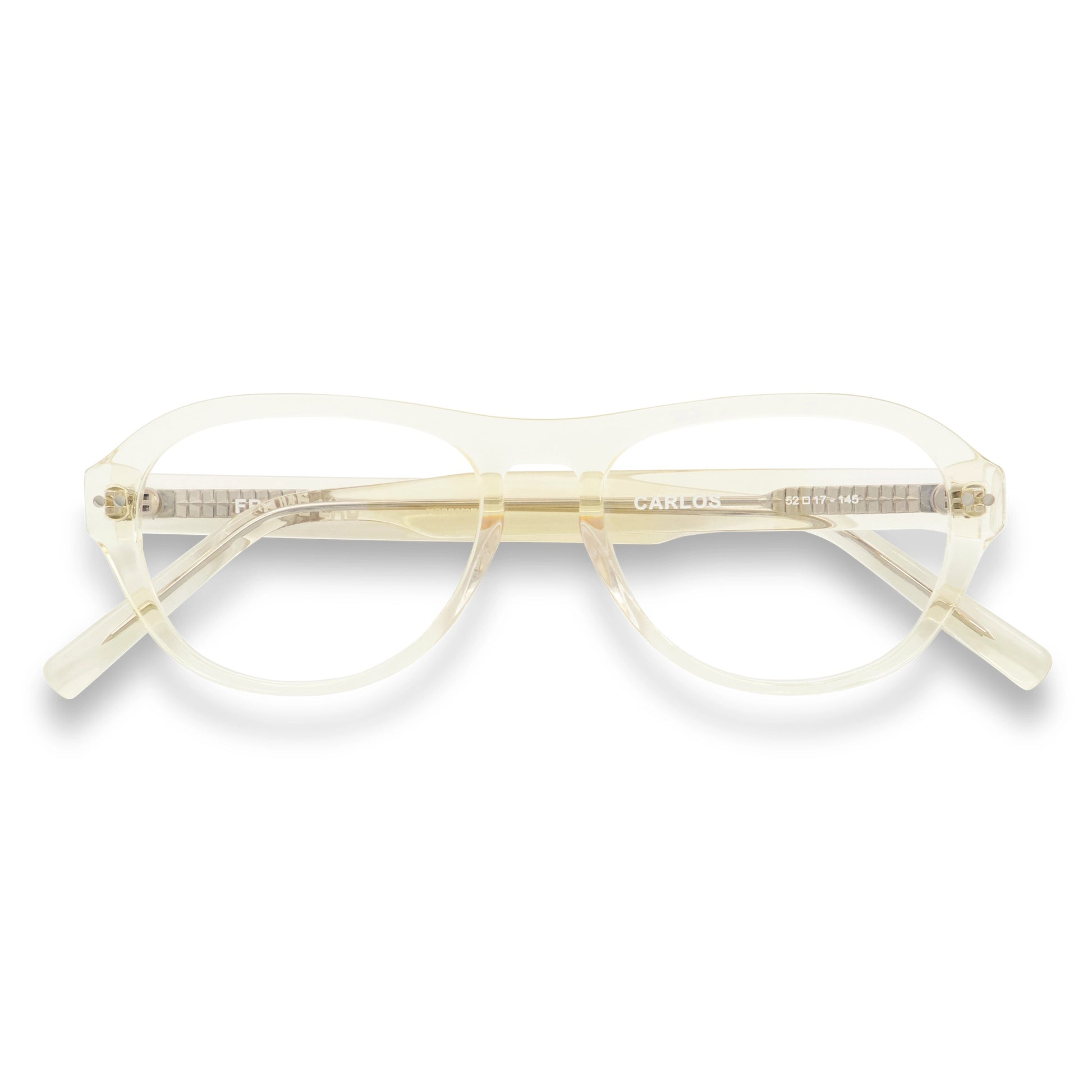 Carlos Optical / Blonde Crystal Acetate & Prescription Lens - Shade Files