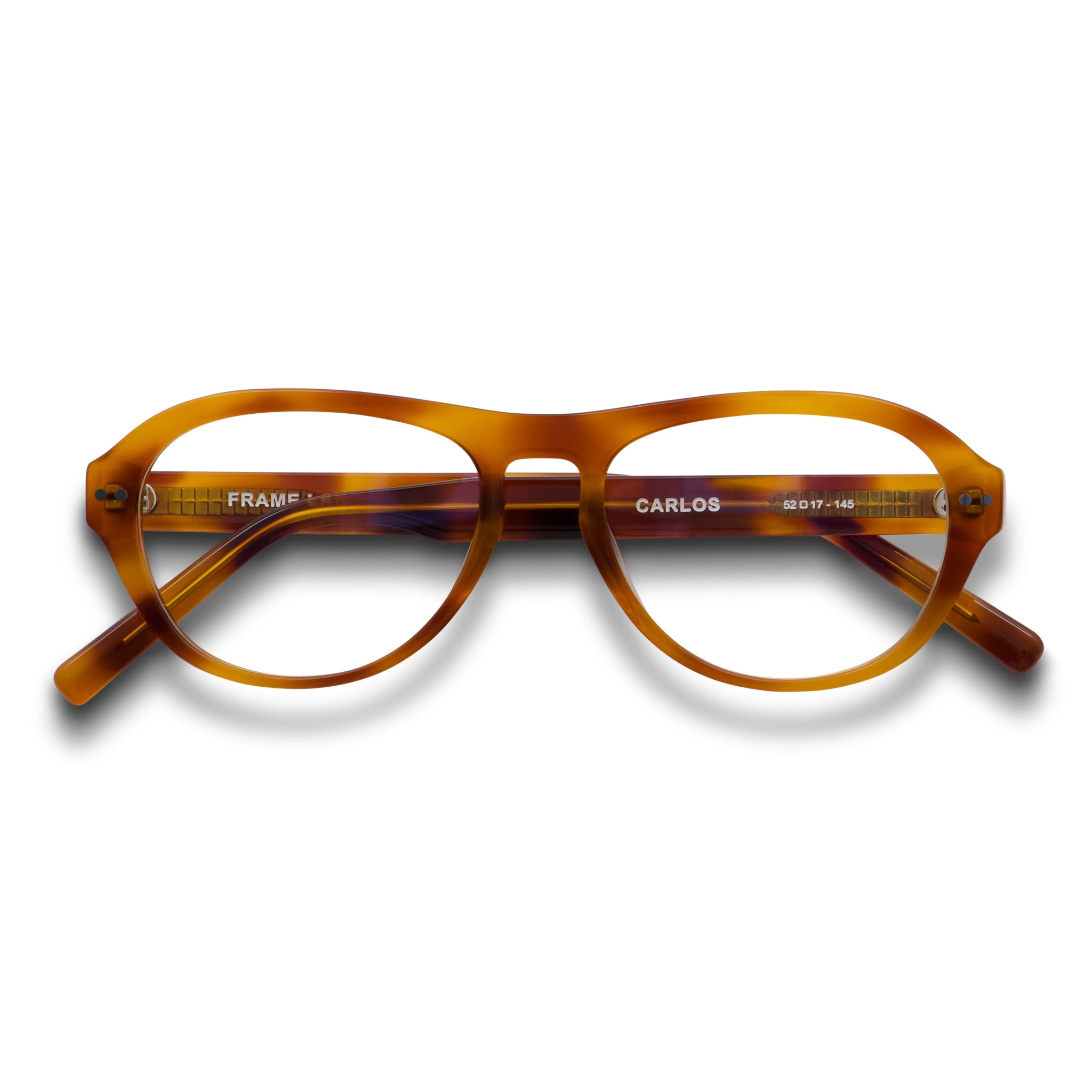 Carlos Optical / Honey Tort Acetate & Prescription Lens - Shade Files