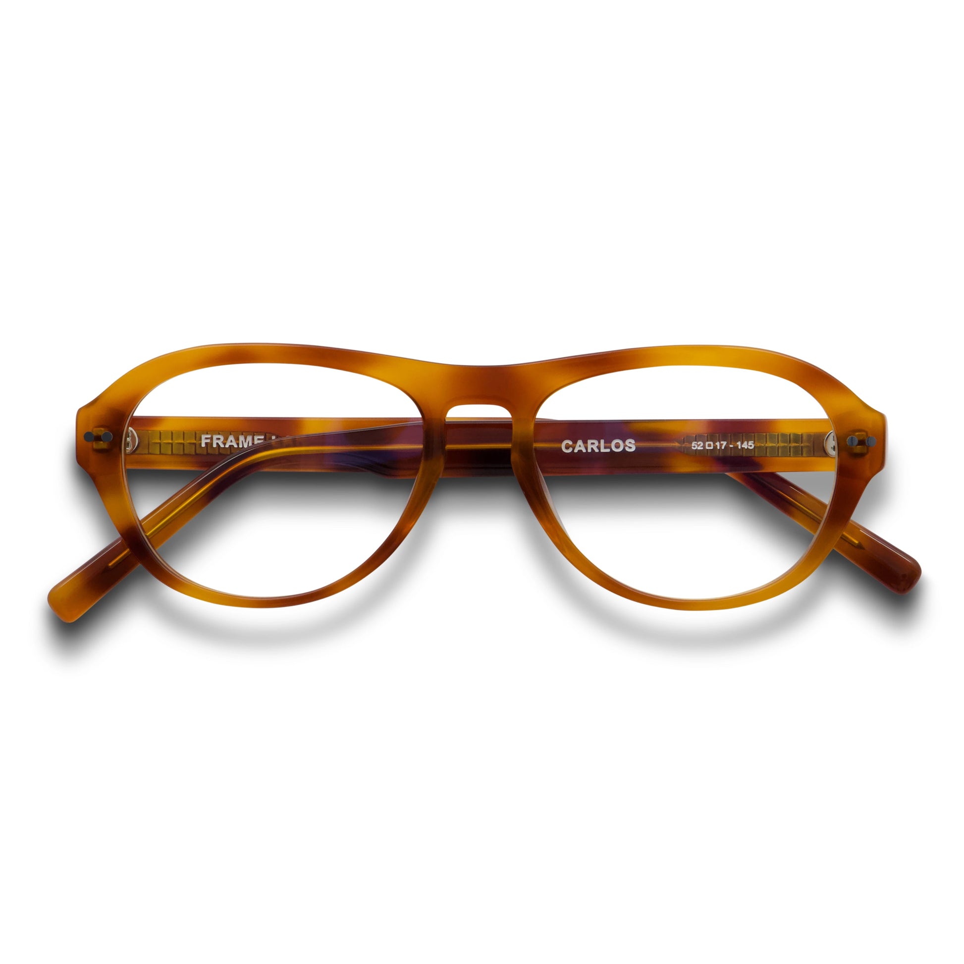 Carlos Optical / Honey Tort Acetate & Prescription Lens - Shade Files