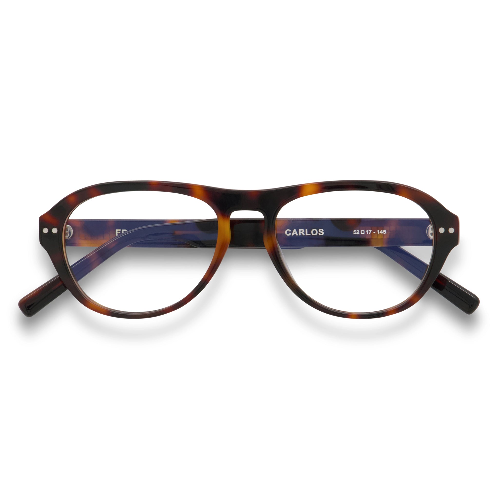 Carlos Optical / Tortoise Acetate & Prescription Lens - Shade Files