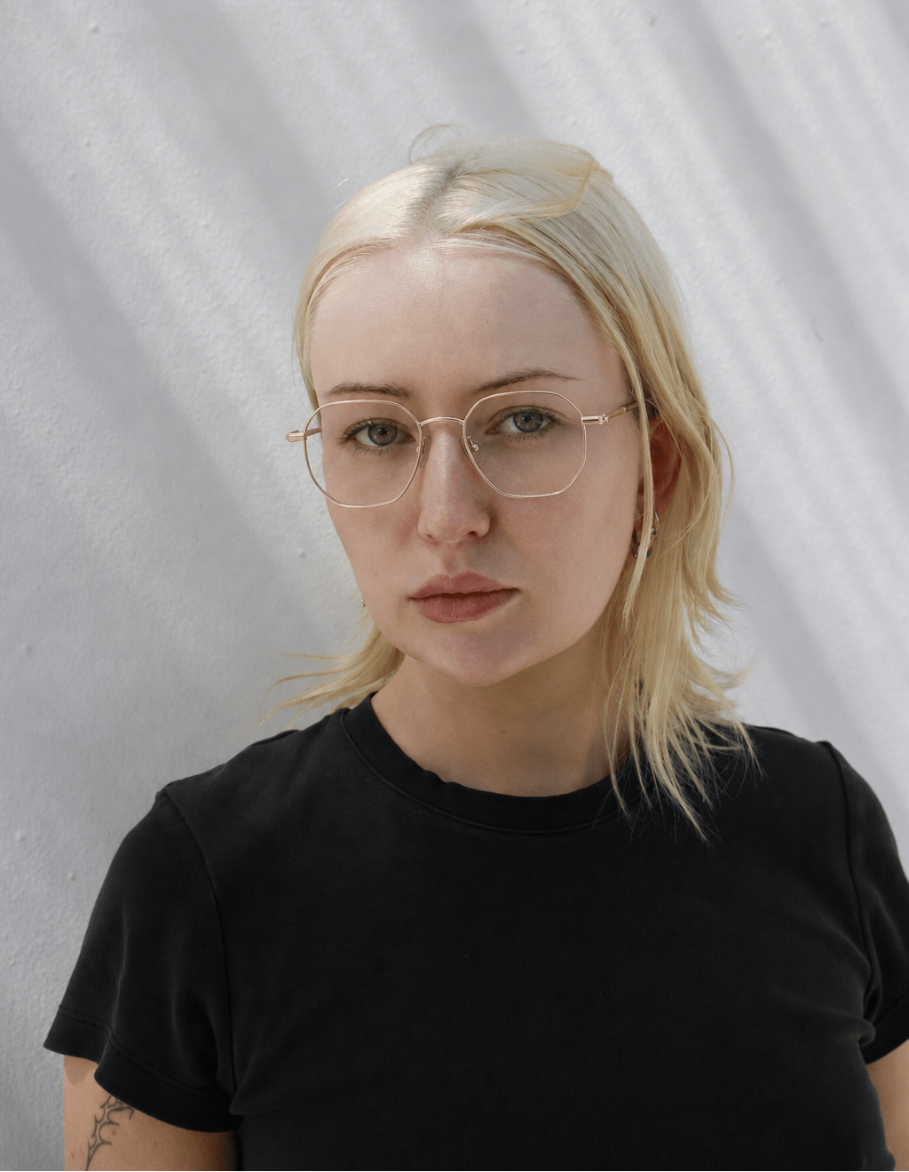 Carol Optical / Gold Tortoise Metal & Clear Lens - Shade Files