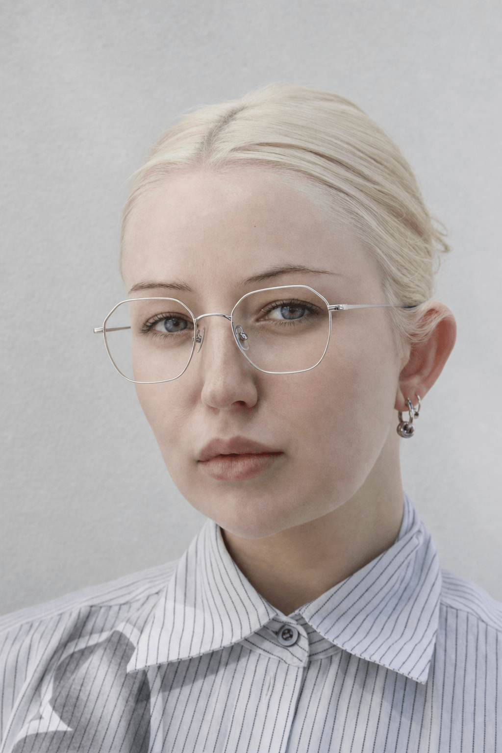 Carol Optical / Silver Metal & Clear Lens - Shade Files