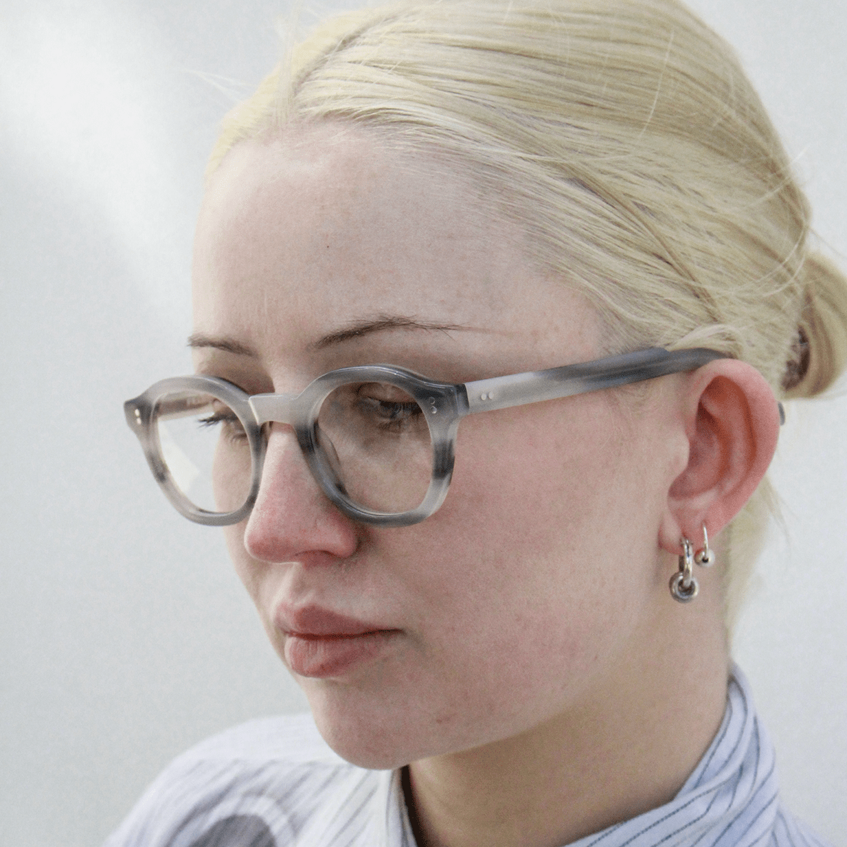 Cass Optical / Dual Grey Acetate & Prescription Lens - Shade Files