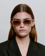 Charlie / Ecru Transparent & Brown Lens - Shade Files