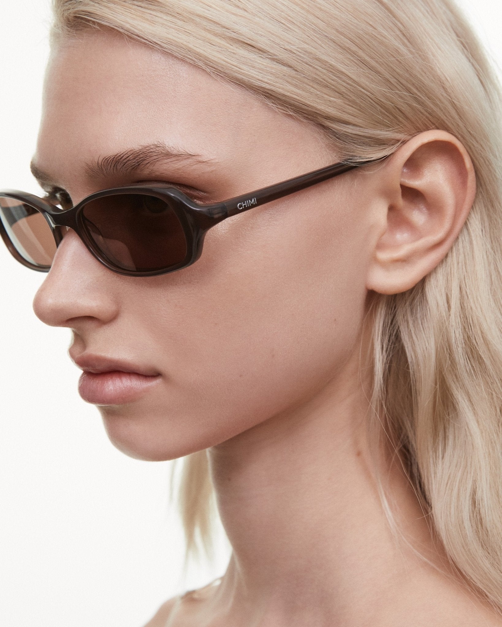 Chimi | Code | Porcelain Brown & Brown Lens Sunglasses | Shade Files