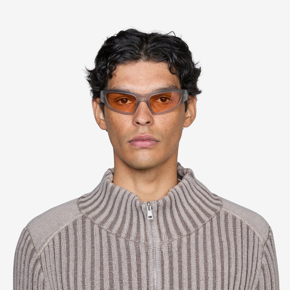 Crow / Matt Grey & Orange Solid Lens - Shade Files