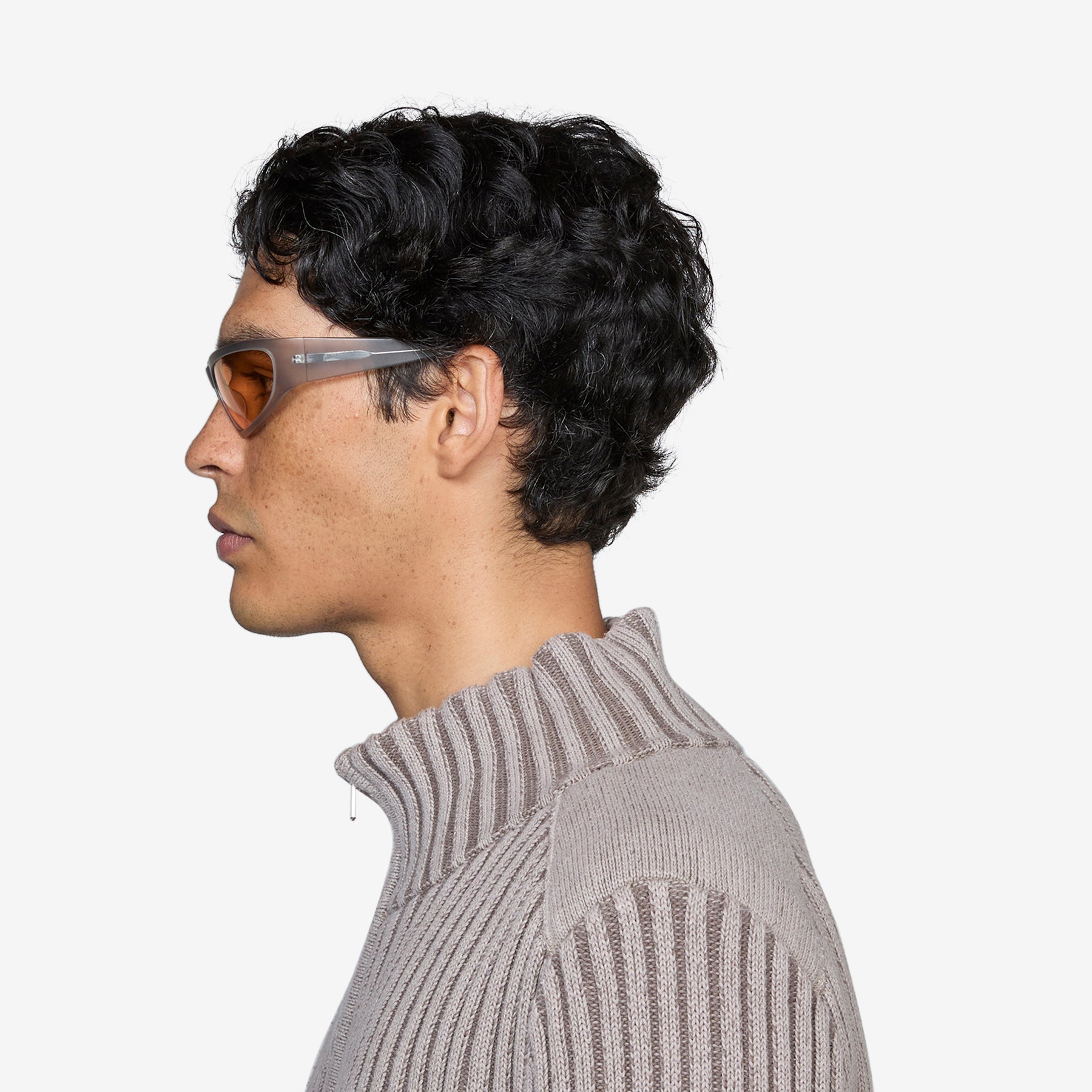 Crow / Matt Grey & Orange Solid Lens - Shade Files