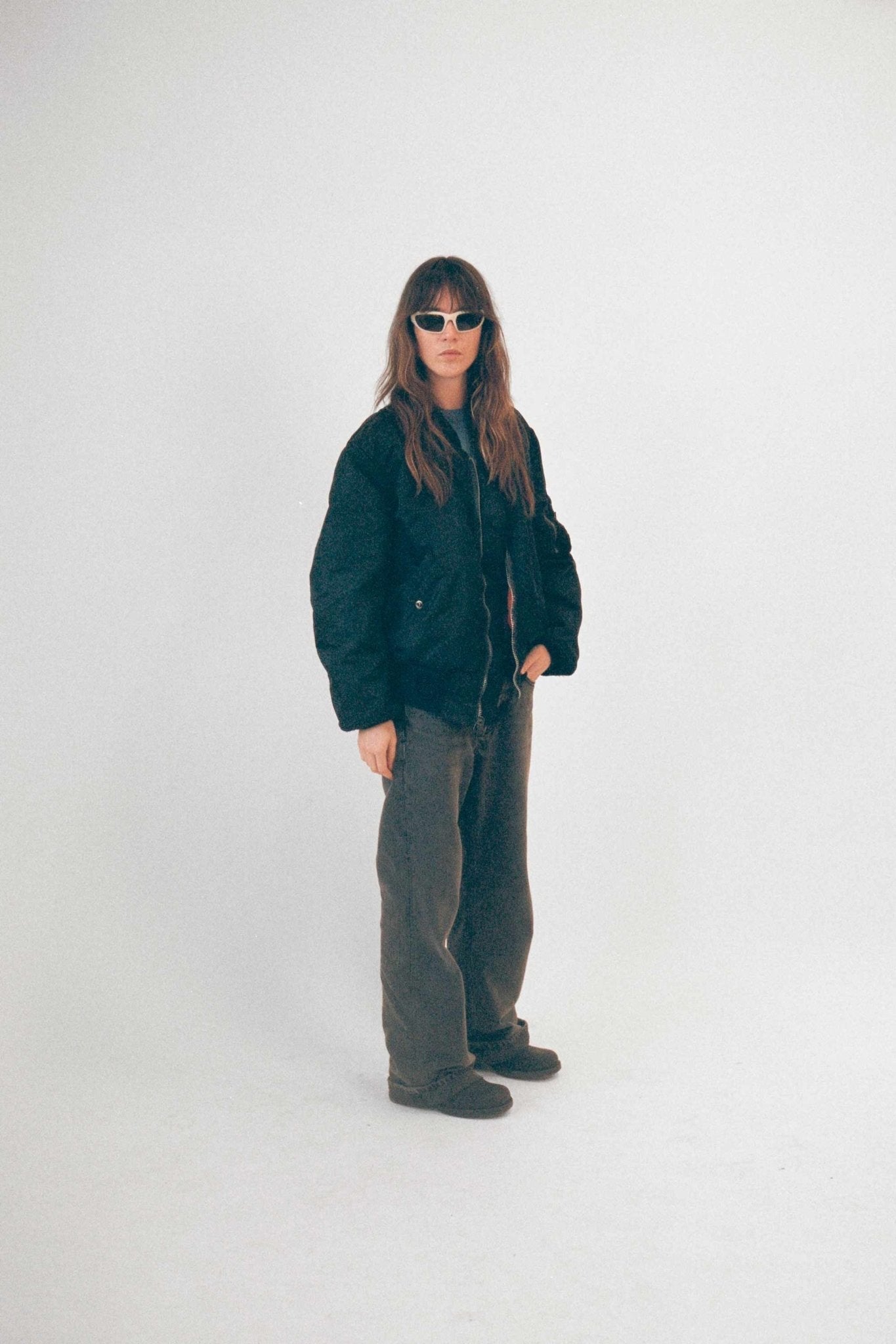 Crow / Matt Pearl & Brown Solid Polarised Lens - Shade Files