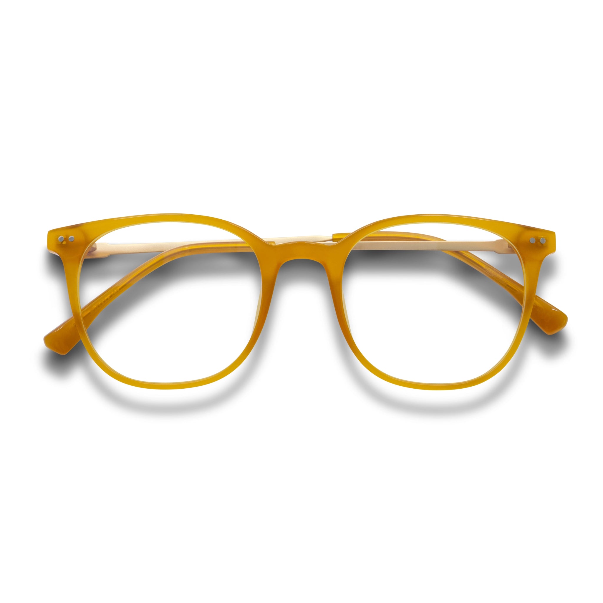 Darcy Optical / Caramel Gold Metal & Acetate and Prescription Lens - Shade Files