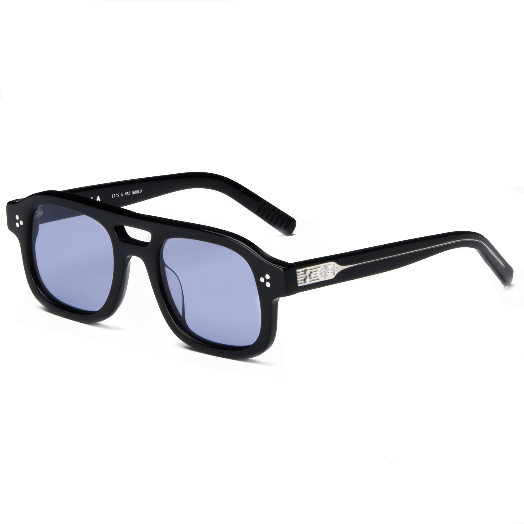 Dillinger / Black Acetate & Lavender Lens - Shade Files