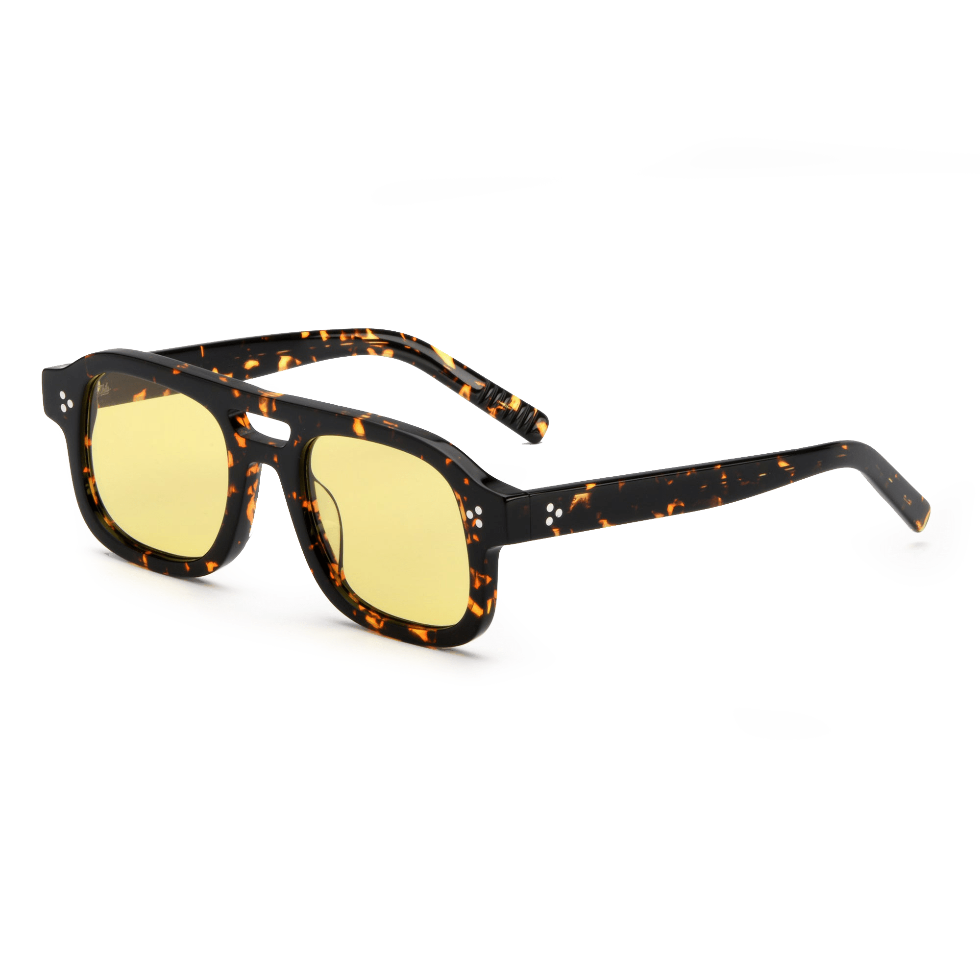 Dillinger / Tortoise Acetate & Yellow Lens - Shade Files