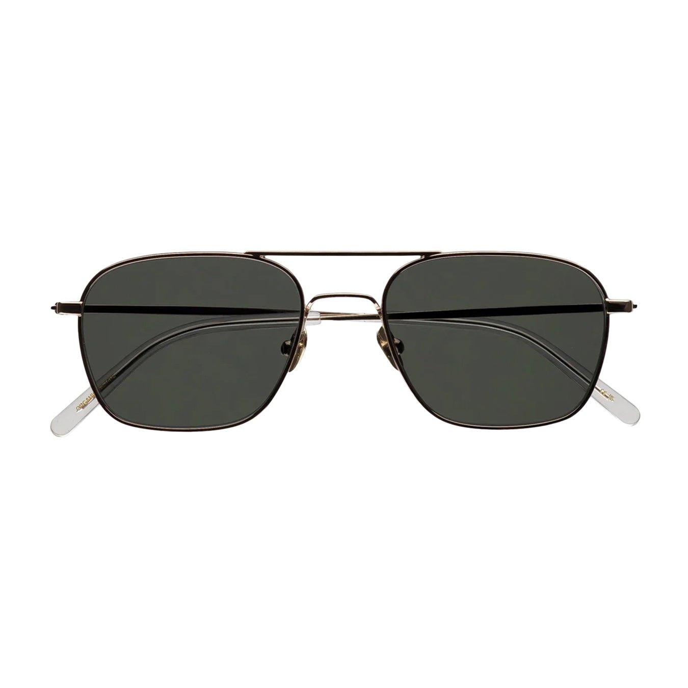 Dion / Gold Metal & Green Solid Lens - Shade Files