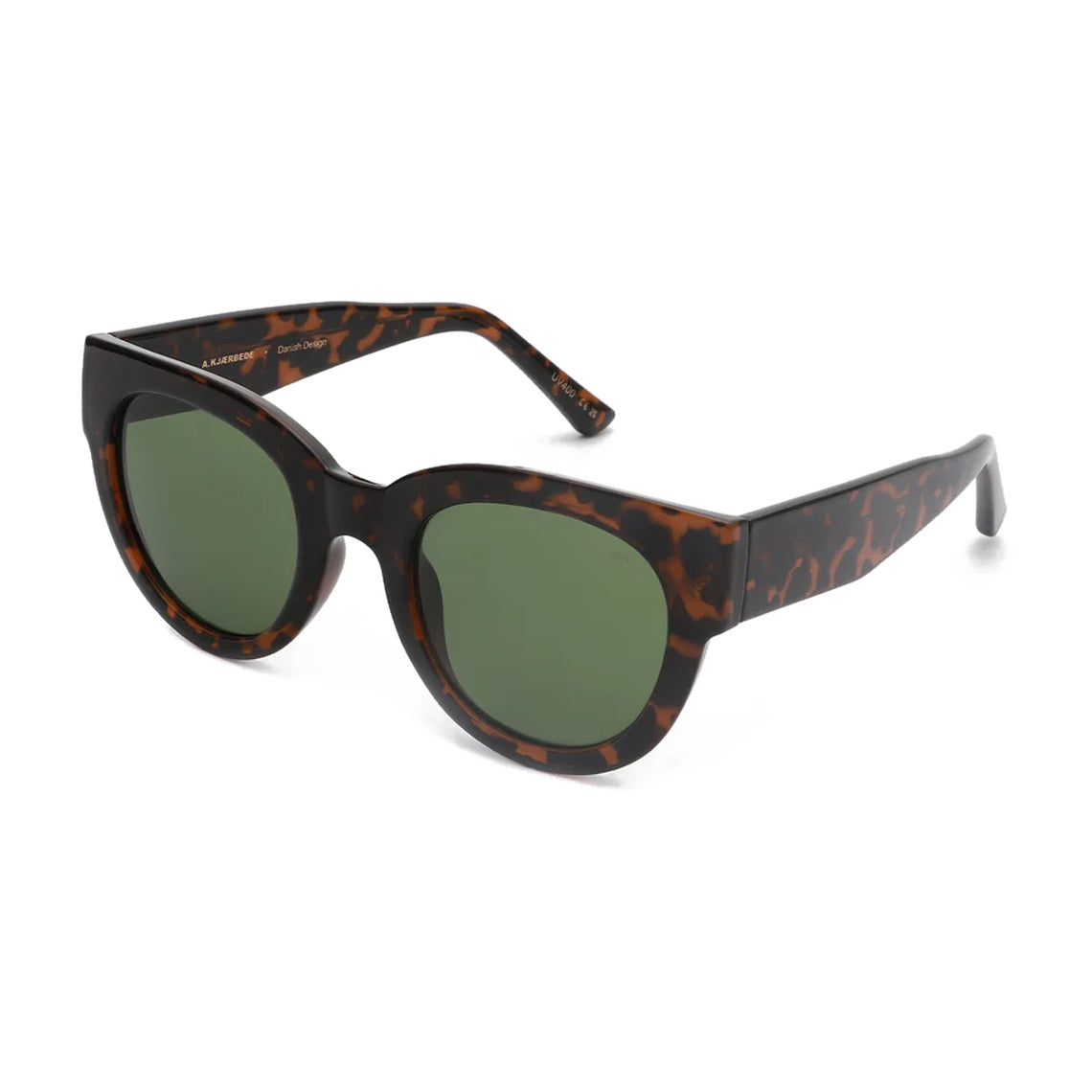 Lilly / Demi Tortoise & Green Lens