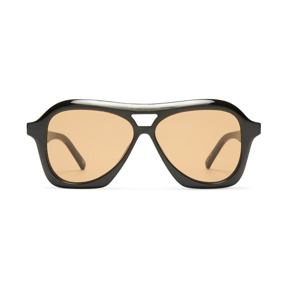 Drizzle / Black & Light Brown Lens