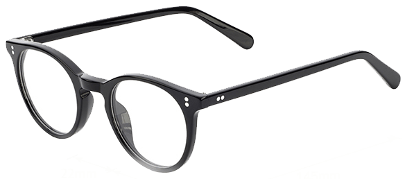 Dylan Optical / Black Acetate & Prescription Lens - Shade Files