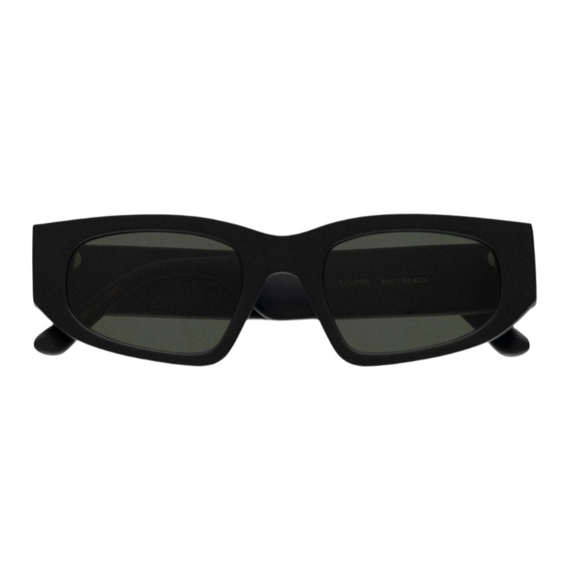 Eclipse / Matte Black & Green Solid Lens - Shade Files
