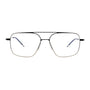 Eddie Optical / Black Gold Metal & Blue - Light Lens - Shade Files